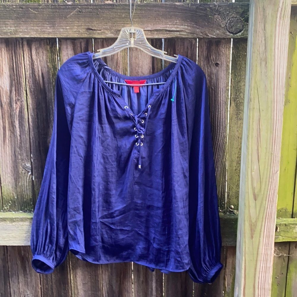 Jennifer Lopez purple top sz. S